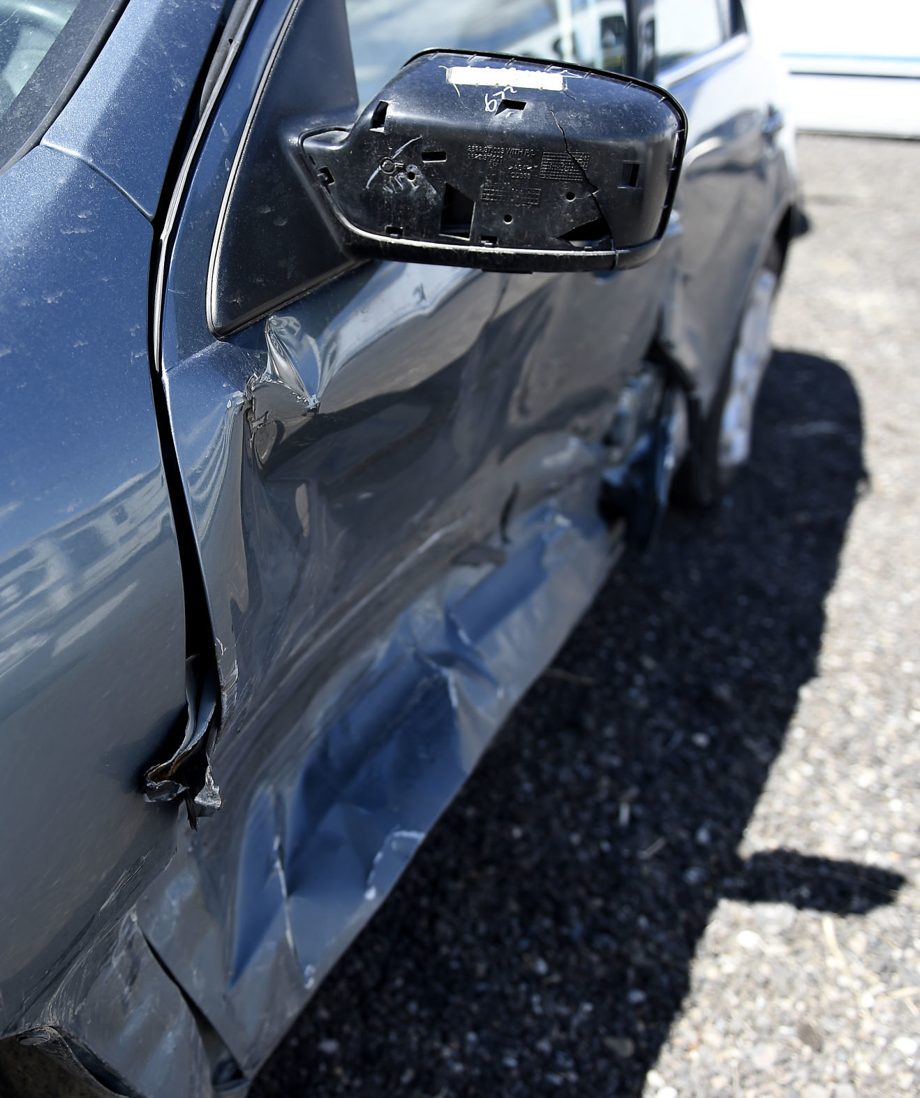 The aftermath of a crash